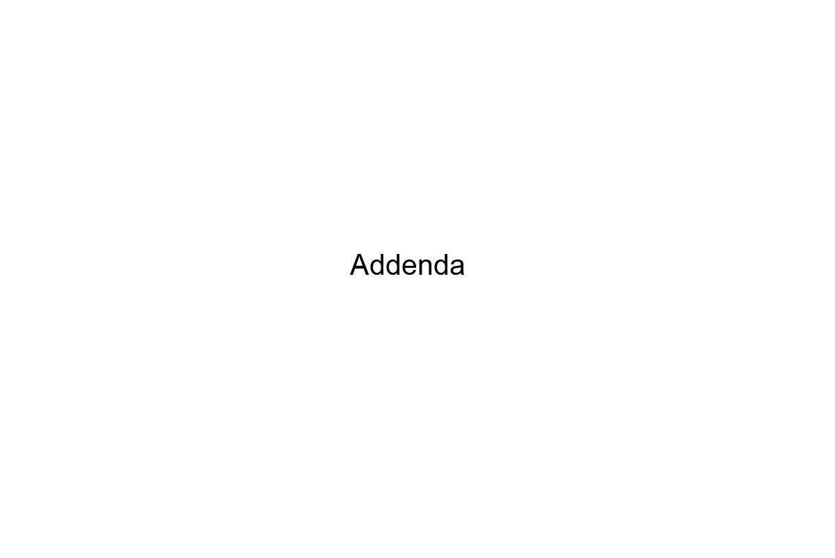 Addenda